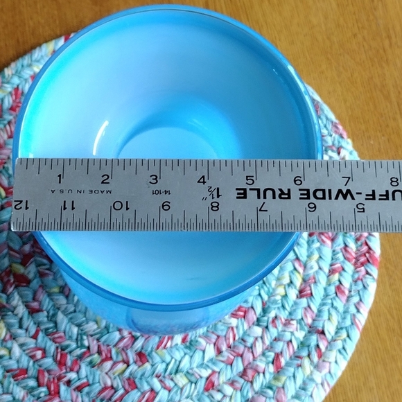 Art Glass Sky Blue Vase Peek a Boo Style by Gorgeous Designs China - Picture 6 of 9